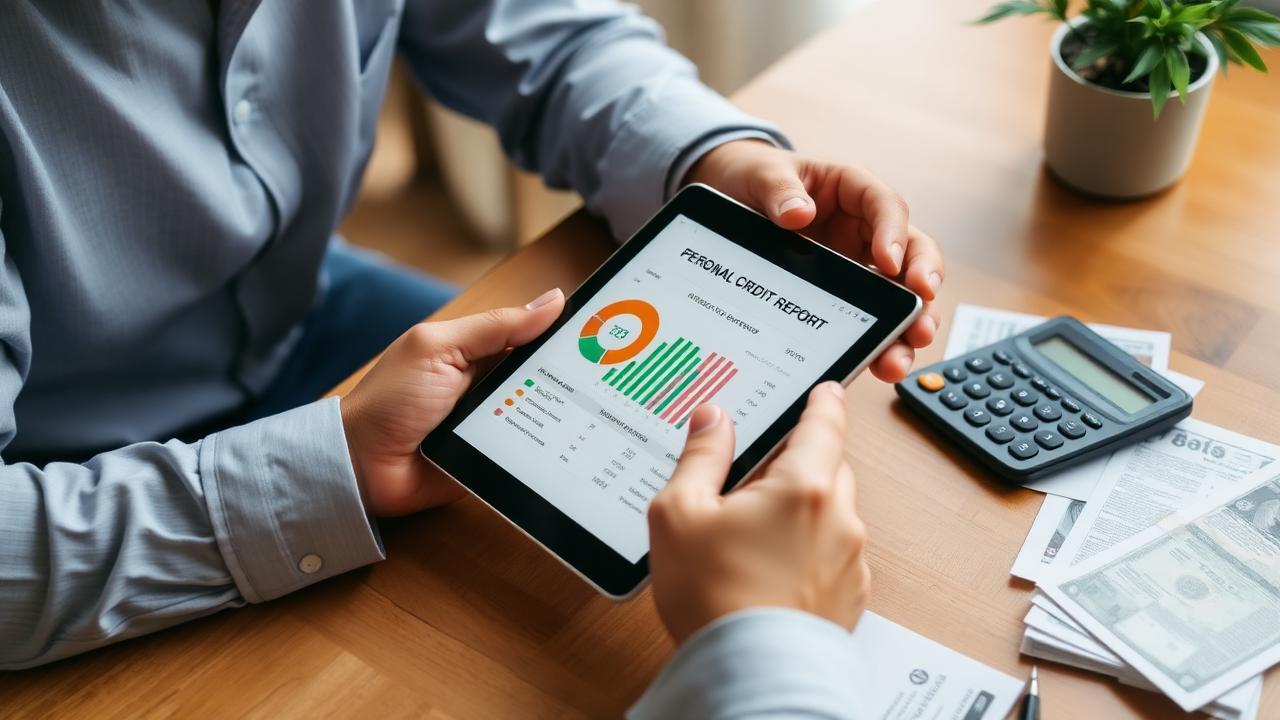 Revisión del reporte de score crediticio